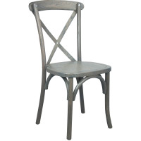 Flash Furniture X-BACK-GREY Advantage Grey X-Back Chair